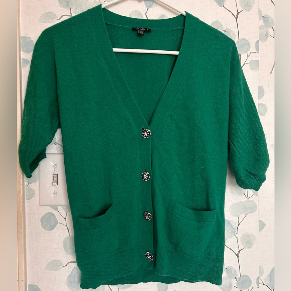 Green Button Up Sweater